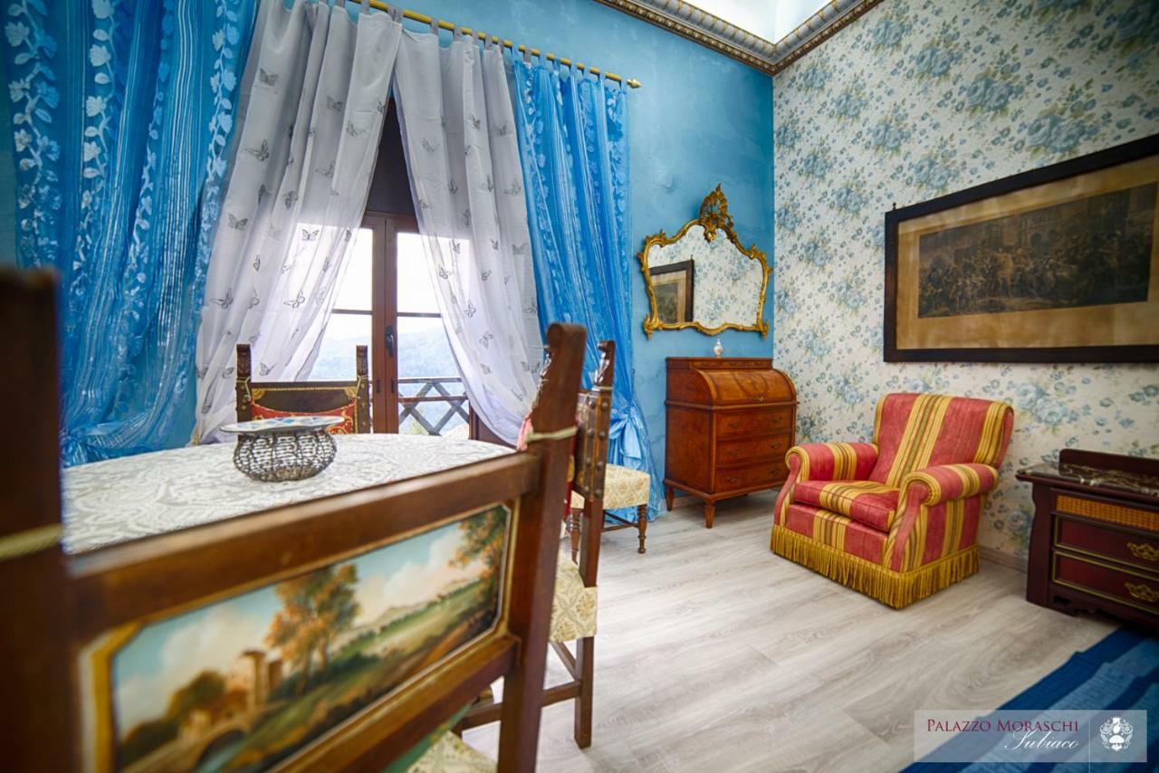 Bed and Breakfast Palazzo Moraschi Subiaco Exterior foto